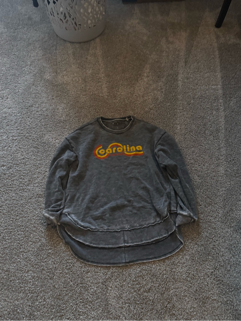 Women’s Gray 'Carolina' Crewneck Sweatshirt